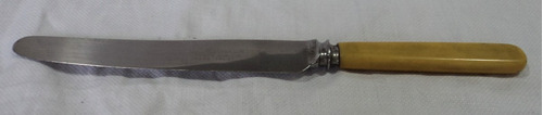 Antiguo Cuchillo Sheffield England Lewis Rose & Co B20