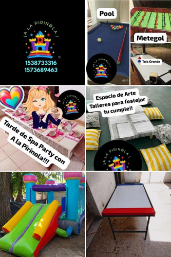 Alquiler Inflables,metegol,tejo,zonas De Juegos,plazas ....