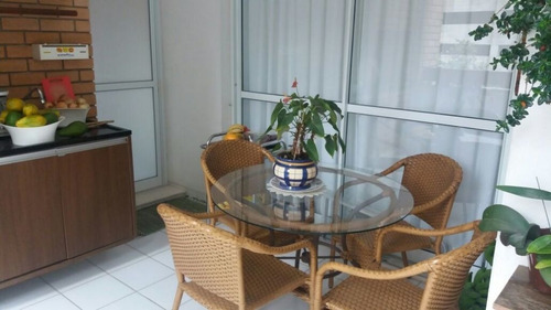 Imagem 7 de 15 de Espaçoso, Bem Decorado E Varanda Goumet - Nm328
