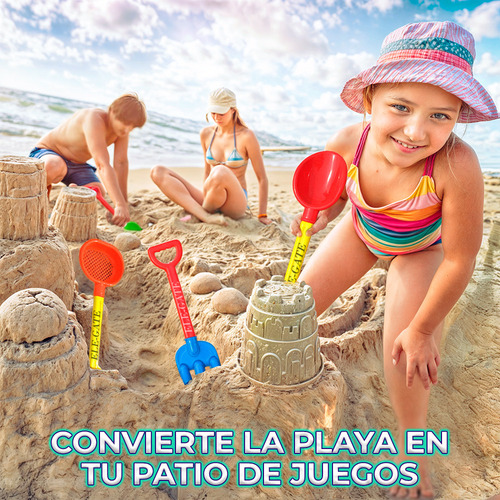 Set De 4 Palas Para Playa