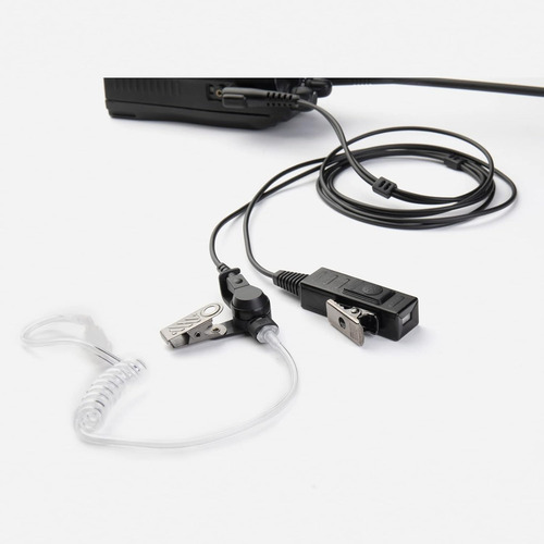 Walkie Talkie Auricular Con Micrófono - Tubo Desconexión Ráp