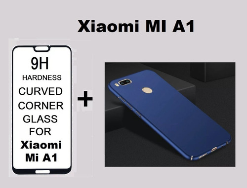 Estuche Xiaomi Mi A1 + Vidrio Templado 5d Envio Gratis