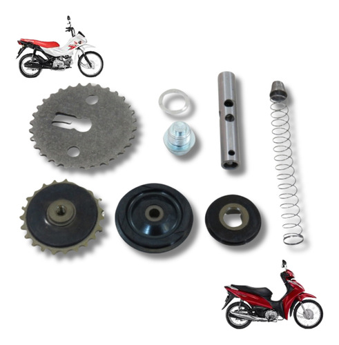 Kit Guia Corrente Comando Pop 110i/biz 110