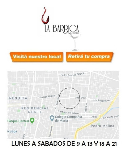Vino Santa Julia Tinto Dulce Caja X 6 Unidades X 750 Cc