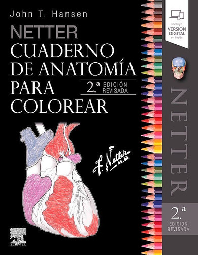 Imagen 3 de 3 de Pack Moore. Anatomía + Mini-netter + Netter. Colorear