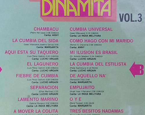 $ Lp Sonora Dinamita- Sellado- 16 Éxitos Vol. 3 (Usado)