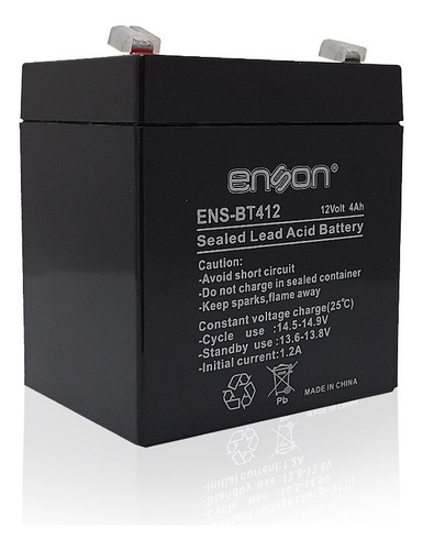 Batería De Respaldo 12v 4a Enson Ens-bt412