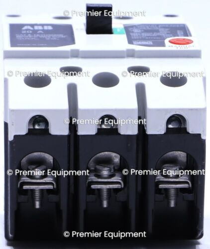* Abb Teyh3020b 20a 3 Pole Circuit Breaker Qqw
