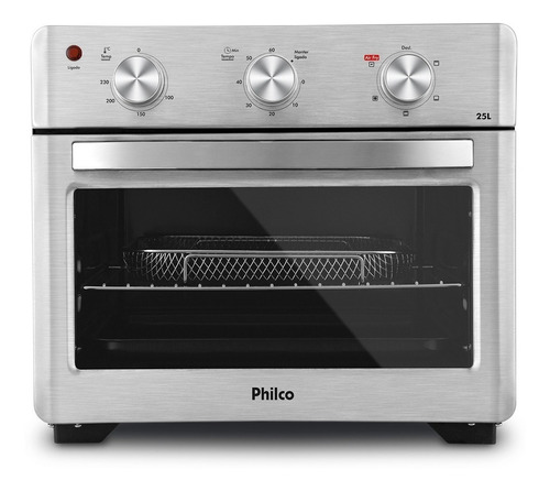 Forno de bancada elétrico Philco PFE25I 25L aço inox 127V