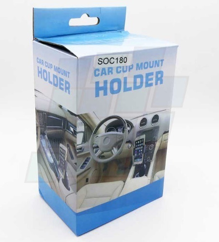 Imagen 3 de 6 de Soporte Porta Celular Para Posavaso Cenicero Brazo Flexible