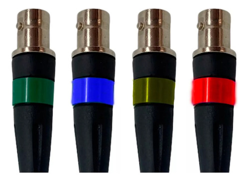 Extensão 4m Cabo Siliconado Bnc X Bnc Para Osciloscópio