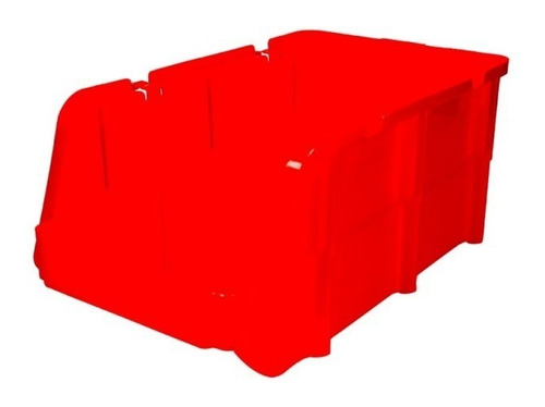 Gaveta Plástica Roja 36 × 21 × 17 Cm Apilable
