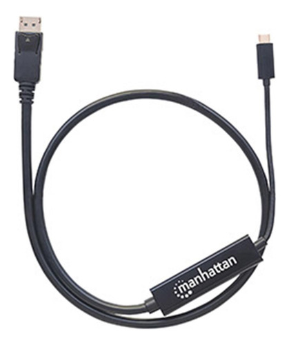 Cable Usb-c Manhattan V3.1 A Displayport M 2.0m 4k 152464 /v /vc Color Negro