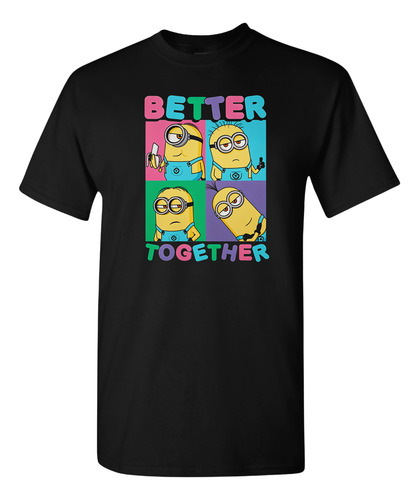 Playera De Minions Juntos Mejor Camiseta Mi Villano Favorito