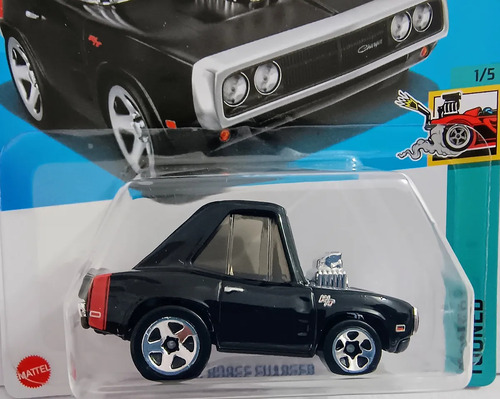 1:64 Mattel Hot Wheels Fast And Furios Dodge Charger Toond Negro