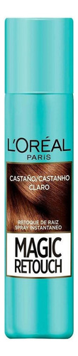 Kit Tinte L'oréal Paris  Magic Retouch Tono Castaño Claro Para Cabello