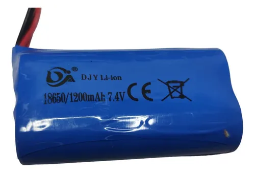 Batería Recargable7.4v 1200mah Ni-cd 4 Pines