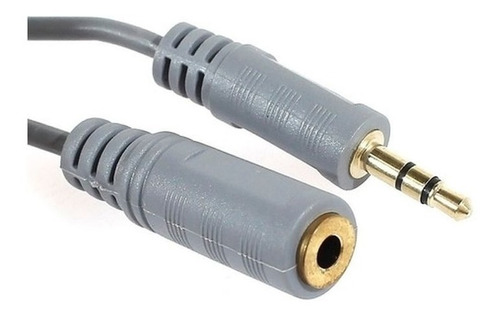 Imagen 1 de 10 de Cable Extensión Plug Mini Plug Macho Y Hembra 3.5 Mm 5 Mts
