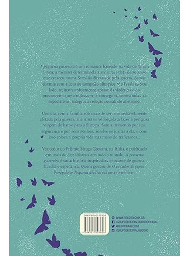 Livro A Pequena Guerreira, De Giuseppe Catozzella 2016 Em Português 1a Edição Capa Mole Editora Record