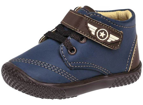 Zapato  Casual Chaparrin 1700 Color Marino Nino Bebe Tx1