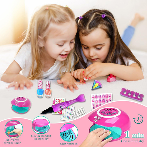 Jgo Esmaltes De Uñas Para Niñas Kit De Uñas Para Niños De 7