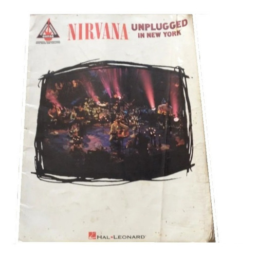 Libro De Tablatura Partitura Nirvana Unplugged Coleccionista