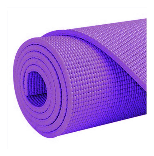 Imagen 3 de 10 de Colchoneta Mat 8 Mm Para Yoga Pilates Fitness Pvc Alfombra