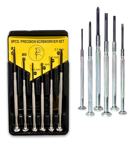 Kit Jogo Chaves Precisão Reparo Celular Notebook Óculos 6und