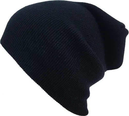 Gorros Para Hombre Y Mujer Beanie Tejido En Hilo Negro