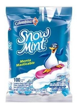 Menta Snow Mint Bolsa X 100 Und