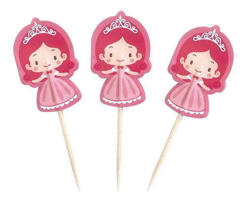 Pinche Cupcake Copetin Princesa X20 Uni Decoracion Cumpleaño