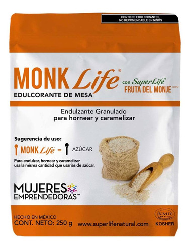 Endulzante Monk Life Granulado 250g.