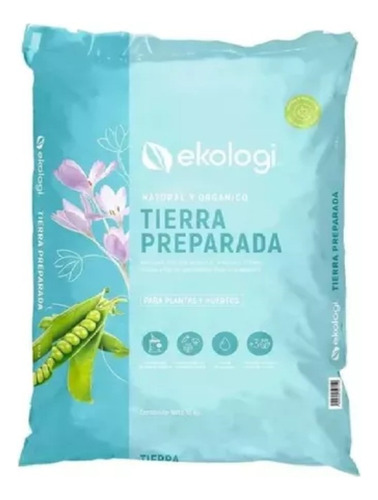 Tierra Preparada Ekologi  P/plantas Y Huertos 10 Kg