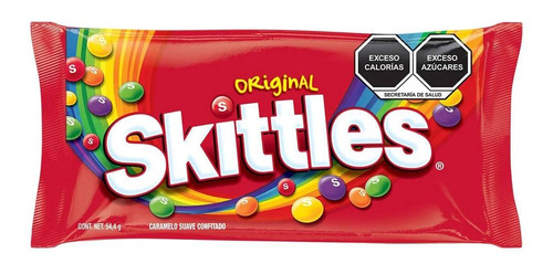Imagen 1 de 1 de Caramelos Skittles Original 1 Pieza 54.4g