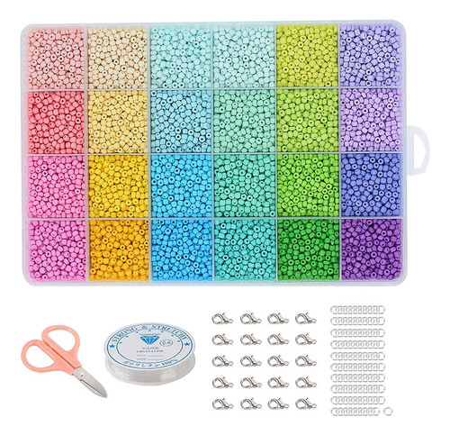 Cuentas De Vidrio For Manualidades Con Caja De Estilo B