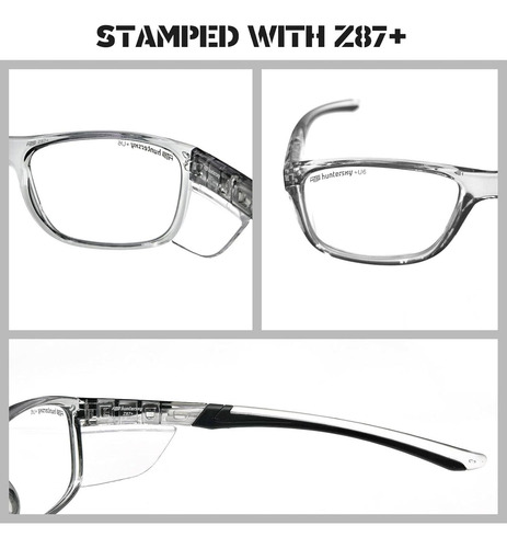 Gafas De Seguridad Hts Tr90nzz Pequeñas Con Protectores
