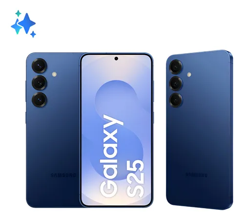 Samsung Galaxy S25 5G, 256GB, 12GB, Câmera Tripla - Azul marinho