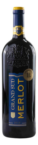 Vino Tinto Grand Sud Merlot 1 L