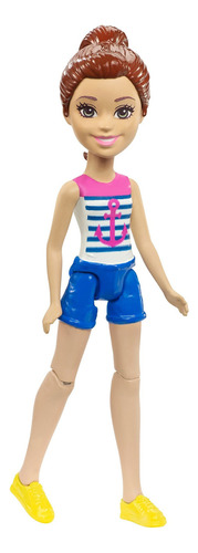 Barbie On The Go Sailor Muñeca De Moda