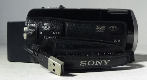 Filmadora Sony Hdr-cx560v Entrada Microfone Hdmi Limpa