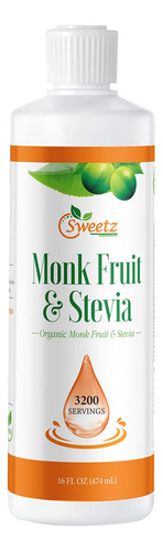 Gotas Edulcorantes Líquidas De Monk Fruit Y Stevia