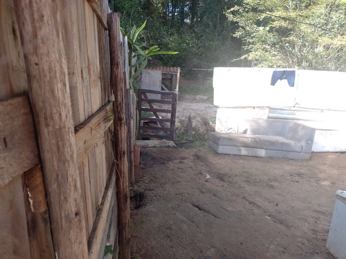 Casa Com Dois Cômodos E Quintal Grande Mais Garagem