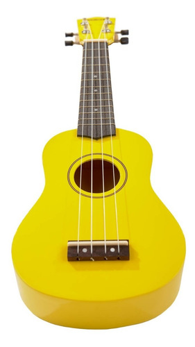Imagen 2 de 10 de Ukelele Soprano Creep Waimea Amarillo + Funda + Correa!