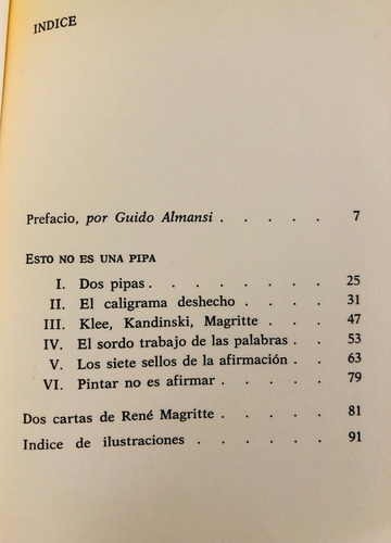 Esto No Es Una Pipa: Ensayo Sobre Magritte De M. Foucault