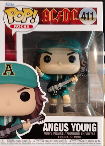 Funko Pop! Rocks Ac Dc #411: Angus Young Traje Verde (Usado)