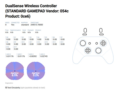 10x Joystick Magnético Hall Effect Dualsense Ps5 + Tapas Tmr F (Reacondicionado)
