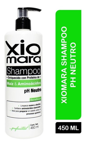 Xiomara Shampoo Neutro Profesional Limpieza Profunda 450ml