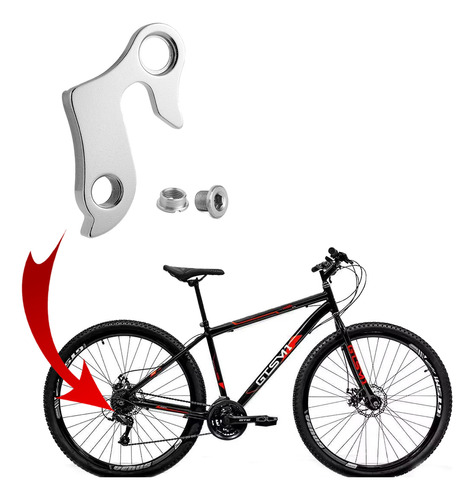 Uma Gancheira Aluminio Quadro Gts M3 Mountain Bike