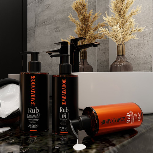 Kit 8 Itens Rub Embaixador Shampoo, Cond. Máscara E Leave-in