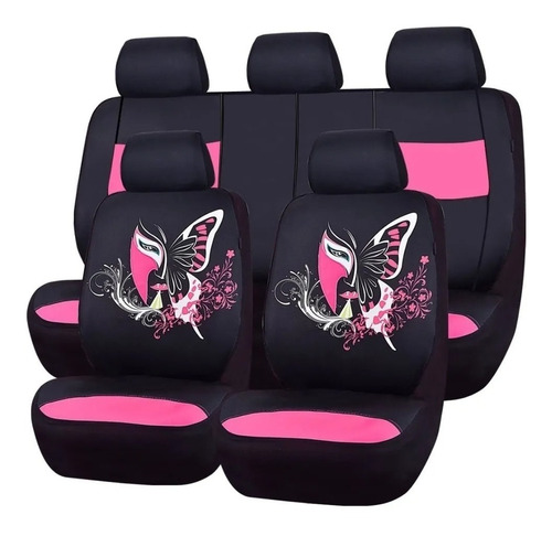 Funda Cubre Asiento Para Auto, Diseño De Mariposa Car Cover